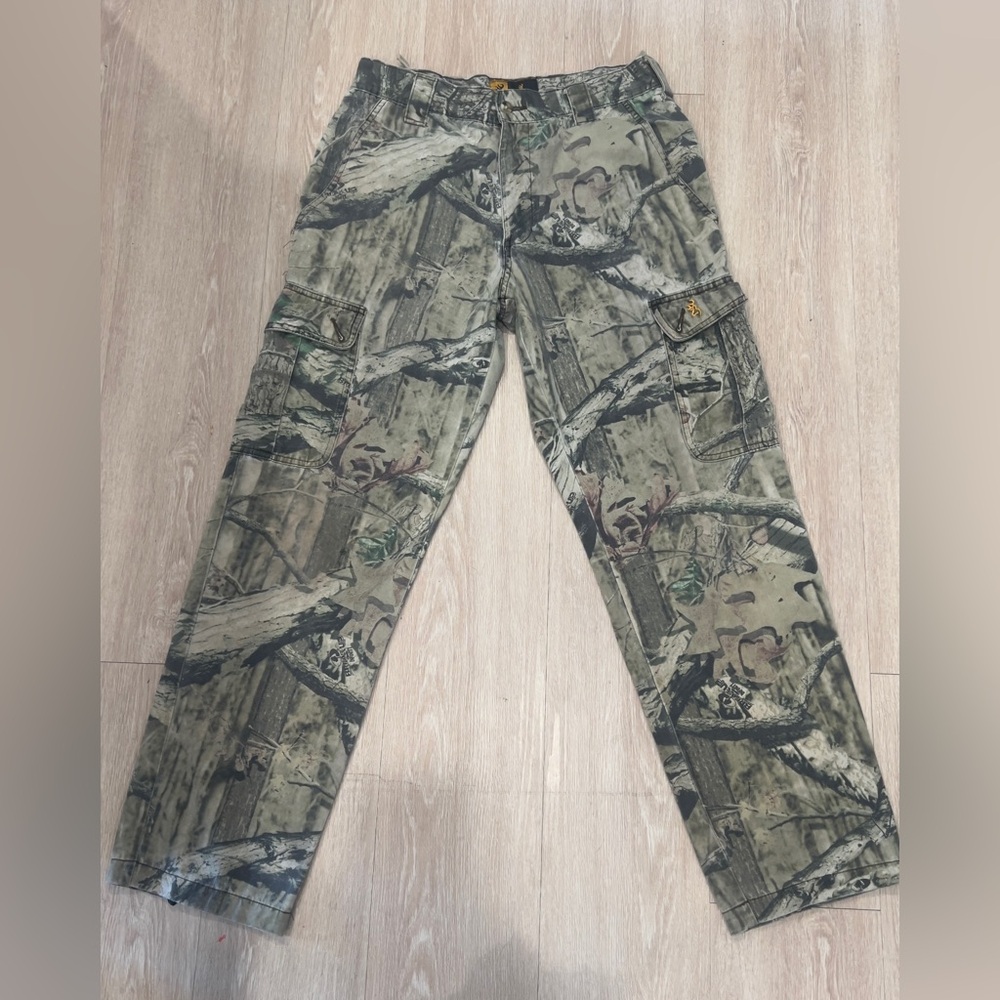 Browning-Olive and Black Camo Waistband Pants. Sz Men’s Sp.